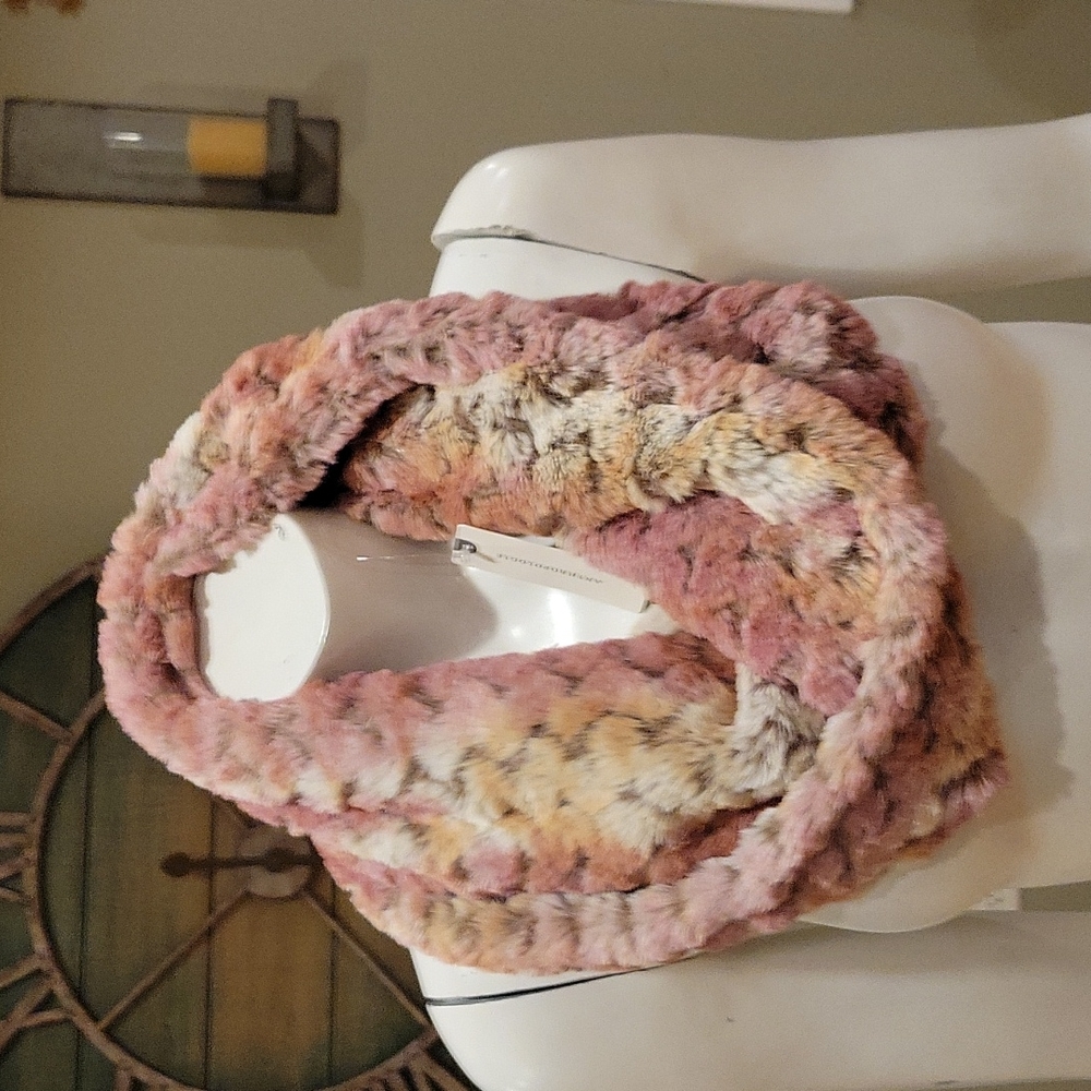 Anthropologie Remy  faux fur stole scarf - Picture 2 of 11
